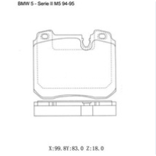 Peças sobressalentes para automóvel Peças de travão para BMW 34111160195